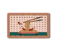 Tappetino scolapiatti per bancone della cucina, tappetino in gomma assorbente vintage asiatica per scolapiatti a tema cibo estivo per proteggere il tavolo da pranzo, 30,5 x 50,8 cm