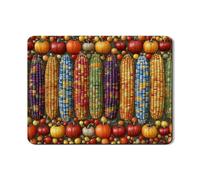 Tappetino scolapiatti per bancone della cucina, tappetino scolapiatti in gomma assorbente colorata per mais e zucca, tappetino scolapiatti autunnale in pelle PU per decorazione bancone della cucina