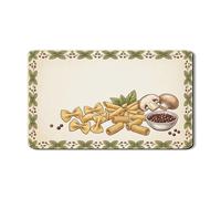 Tappetino scolapiatti per bancone della cucina, tappetino scolapiatti in gomma assorbente, stile rustico, in pelle PU, 30,5 x 50,8 cm