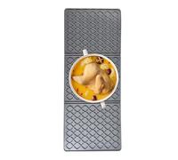 Tappetino scolapiatti per bancone, scolapiatti per bancone della cucina - Tappetino scolapiatti in silicone tripla piegatura | Hot pad multiuso facile da pulire e resistente al calore per T