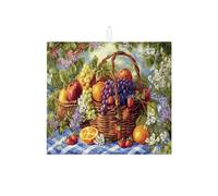 Tappetino scolapiatti per cesto di frutta, per bancone della cucina, tappetino assorbente vintage floreale scolapiatti, tappetino scolapiatti in microfibra primaverile per protezione bar 40,6 x 45,7