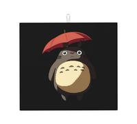 Tappetino scolapiatti per cucina AKGFFDS Big White Holding an Umbrella stampa ultra assorbente, reversibile ed elegante tappetino da cucina