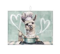 Tappetino scolapiatti per cucina, con motivo a forma di lama, assorbente, in microfibra, per decorare la casa, 45,7 x 61 cm
