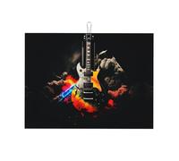 Tappetino scolapiatti per cucina cucina tappetino asciugatura musica rock stampato piatti scolapiatti stuoie super assorbente in microfibra cucina contatore mat