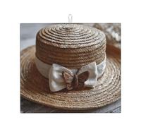 Tappetino scolapiatti per cucina HHGFASD Bow su cappello di paglia modello ultra assorbente, reversibile ed elegante tappetino da cucina