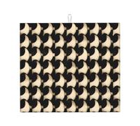 Tappetino scolapiatti per cucina HHGFASD con venature del legno, ultra assorbente, reversibile ed elegante tappetino da cucina