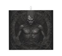 Tappetino scolapiatti per cucina HHGFASD Dark Vine Man modello ultra assorbente, reversibile ed elegante tappetino da cucina