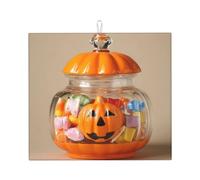 Tappetino scolapiatti per cucina HHGFASD Halloween zucca Candy Jar modello ultra assorbente, reversibile ed elegante tappetino da cucina