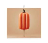 Tappetino scolapiatti per cucina HHGFASD Pumpkin Ice Cream Pattern Ultra assorbente, reversibile ed elegante tappetino da cucina