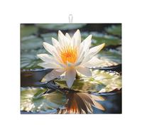 Tappetino scolapiatti per cucina HHGFASD Thailandia motivo floreale nazionale ultra assorbente, reversibile ed elegante tappetino da cucina