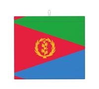 Tappetino scolapiatti per cucina VVXBHGR stampa bandiera eritrea ultra assorbente, reversibile ed elegante tappetino da cucina