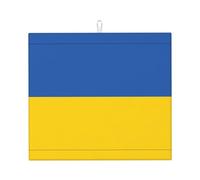 Tappetino scolapiatti per cucina Wzywhj Bandiera dell'Ucraina Stampe in spugna assorbente 45,7 x 40,6 cm