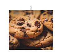Tappetino scolapiatti per cucina Wzywhj Chocolate Chip Cookie stampa in spugna assorbente 45,7 x 40,6 cm