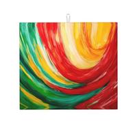 Tappetino scolapiatti per cucina Wzywhj Tropical Storm Picture in spugna assorbente 45,7 x 40,6 cm