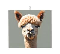Tappetino scolapiatti per cucina YTUOPWE Alpaca Avatar Picture Ultra assorbente, reversibile ed elegante tappetino da cucina