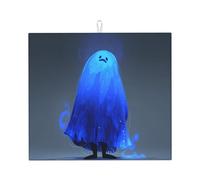 Tappetino scolapiatti per cucina YTUOPWE Blue-ray Ghost Picture Ultra assorbente, reversibile ed elegante tappetino da cucina