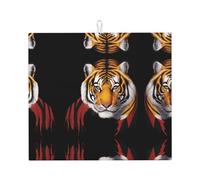 Tappetino scolapiatti per cucina YTUOPWE Handsome Tiger Head Picture Ultra assorbente, reversibile ed elegante tappetino da cucina