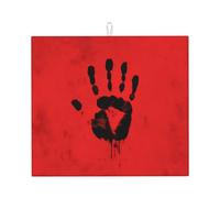 Tappetino scolapiatti per cucina YTUOPWE The Mark of Terror Picture Ultra assorbente, reversibile ed elegante tappetino da cucina