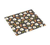 Tappetino scolapiatti per frittata e rosmarino, assorbente, per cucina, 40,6 x 45,7 cm, tappetino scolapiatti natalizio con anello per appendere