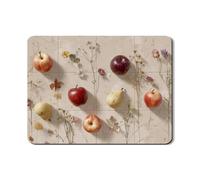 Tappetino scolapiatti per frutta per bancone della cucina, elegante tappetino in gomma assorbente floreale scolapiatti tappetino scolapiatti in pelle PU primavera per decorazione bancone cucina 45,7 x