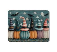 Tappetino scolapiatti per Halloween, per bancone della cucina, cappello da strega di zucca, in gomma assorbente, tappetino scolapiatti in pelle sintetica per decorazione della cucina, 45,7 x 61 cm