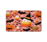 Tappetino scolapiatti per Halloween per bancone della cucina, carino caramella mais strega assorbente in gomma scolapiatti tappetino scolapiatti tappetino divertente design zucca pipistrello tappetino
