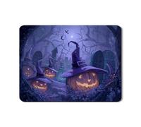 Tappetino scolapiatti per Halloween per bancone della cucina, zucca e cappello da strega, tappetino scolapiatti in gomma assorbente, tappetino scolapiatti in pelle PU per decorazione della cucina