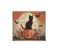 Tappetino scolapiatti per il bancone della cucina, tappetino assorbente per scolapiatti a forma di gatto vintage, tappetino scolapiatti rustico in microfibra per la decorazione del bancone della