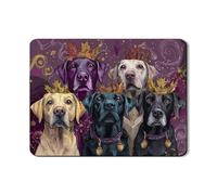 Tappetino scolapiatti per il bancone della cucina, tappetino scolapiatti in gomma assorbente con design a foglia di labrador colorato, tappetino scolapiatti per gli amanti degli animali autunnali