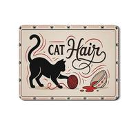 Tappetino scolapiatti per il bancone della cucina, tappetino scolapiatti in gomma assorbente vintage a forma di gatto, giocoso stile retrò, per bancone della cucina, decorazione per la casa, 45,7 x 61