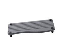 Tappetino scolapiatti per lavello, 24 x 9,94 cm, assorbente, supporto per spugna per piano di lavoro della cucina, portasapone, bottiglia cosmetica, grigio scuro