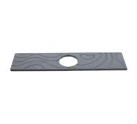 Tappetino scolapiatti per lavello da cucina, super assorbente, paraspruzzi diatomico per bancone, asciugatura rapida, assorbente per zona rubinetto, 40 x 10 cm, grigio (40 x 10 cm)