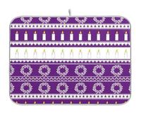 Tappetino scolapiatti per Natale, San Valentino, 40,6 x 45,7 cm, per piano di lavoro della cucina, opaco