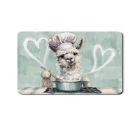 Tappetino scolapiatti per piano di lavoro della cucina, tappetino scolapiatti in gomma assorbente a forma di animale in stile cartone animato, divertente design giocoso per uso quotidiano, 30,5 x 50,8