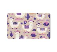 Tappetino scolapiatti per piano di lavoro della cucina, tappetino scolapiatti in gomma assorbente con motivo di pecora, divertente decorazione estiva con animali, protezione per la cucina, 30,5 x 50,8