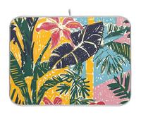 Tappetino scolapiatti per piante tropicali, in microfibra, grande, 45,7 x 61,7 cm