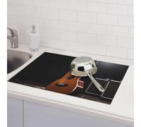 Tappetino scolapiatti per strumenti musicali, per bancone della cucina, assorbente, in microfibra, reversibile, lavabile, 45,7 x 61 cm, per decorare la casa, la cucina, la sala da pranzo, l'ufficio