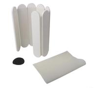 Tappetino scolapiatti pieghevole in pietra per cucina, ad assorbimento rapido, con PVC antiscivolo per mantenere i piatti asciutti e al sicuro (30 x 40 cm)