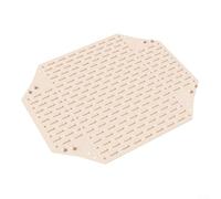 Tappetino scolapiatti pieghevole in silicone, resistente al calore, per asciugare i piatti e servire come presina e riporre oggetti (bianco)