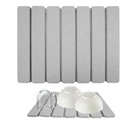 Tappetino Scolapiatti Pieghevole in Terra di Diatomee, 30 x 40cm Tappeto di Asciugatura Istantanea Egouttoir Stone Drying Mat Kitchen, Asciugatura Rapida, Super Assorbente, Resistente Al Calore