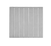 Tappetino scolapiatti pieghevole in terra di diatomee per cucina e bagno, assorbimento rapido dell'acqua, forma ovale, 60 x 39 cm, grigio medio