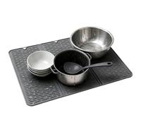 Tappetino scolapiatti pieghevole, protezione resistente al calore, opaco, 71,12 x 50,8 x 19,99 cm, per casa, hotel, bar, appartamenti