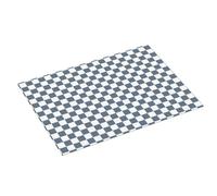 Tappetino scolapiatti quadrato grigio bianco con stampa scozzese, super assorbente, in microfibra, per bancone della cucina, 45,7 x 61 cm, facile da pulire, decorazione per la casa