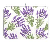 Tappetino scolapiatti reversibile, ad asciugatura rapida, resistente al calore, 40,6 x 45,7 cm