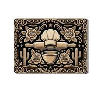 Tappetino scolapiatti rustico floreale per bancone della cucina, tappetino scolapiatti in gomma assorbente beige rosa tappetino scolapiatti vintage in pelle PU per protezione cucina 45,7 x 61 cm