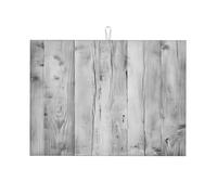 Tappetino scolapiatti rustico in legno, assorbente, per bancone della cucina, tappetino scolapiatti antiscivolo, 45,7 x 61 cm