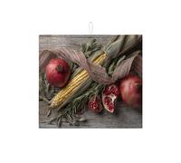 Tappetino scolapiatti rustico per cucina, raccolto autunnale, assorbente, tappetino scolapiatti in microfibra, tappetino in microfibra vintage per proteggere il bancone della cucina, 40,6 x 45,7 cm