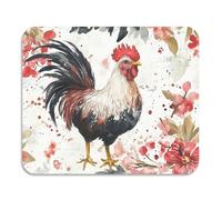 Tappetino scolapiatti semplice con gallo ad acquerello, spesso, antiscivolo, assorbente, per la casa, 60 x 50 cm