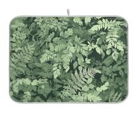Tappetino scolapiatti verde salvia mimetico assorbente in microfibra protezione per piano di lavoro resistente al calore escurridor de platos para fregadero 45,7 x 61 cm
