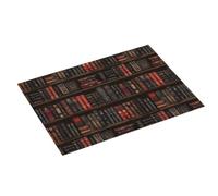 Tappetino scolapiatti vintage con stampa a libreria, super assorbente, in microfibra, grande tappetino scolapiatti per bancone della cucina, 45,7 x 61 cm, facile da pulire, decorazione per la casa